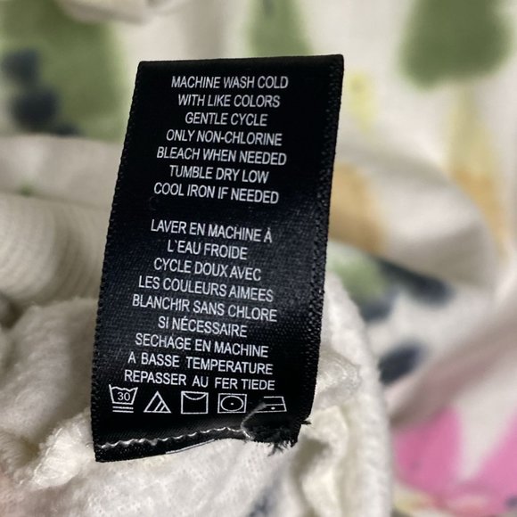 AFRM Splash Print Fleece Cropped Hoodie - Picture 4 of 5